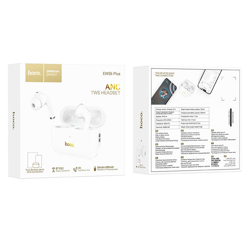 Беспроводные TWS наушники Hoco EW56 Plus ANC Херсон - зображення 6