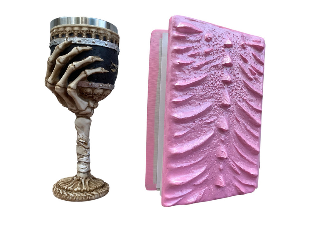 Подарочный набор Бокал 3 Рука с Черепами и блокнот 3 «Дракон Единорога» Київ - зображення 4