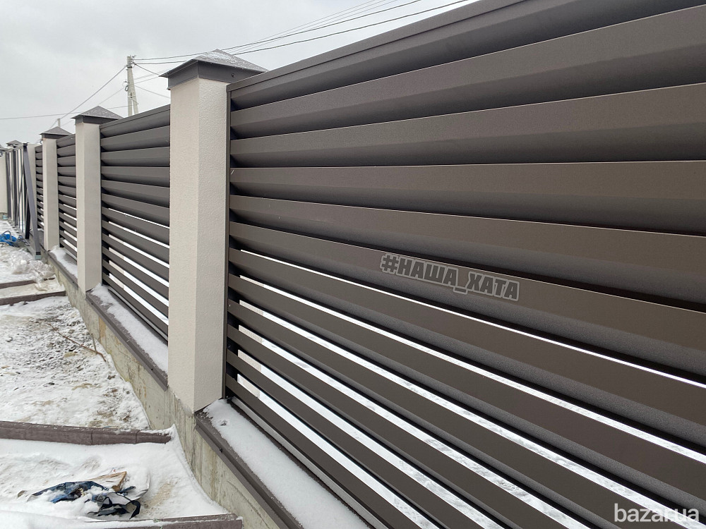 Паркан Жалюзі.Виробник воріт та огорож Наша Хата Стрий - зображення 2
