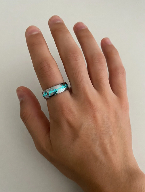 Кольцо Всевластия с эксклюзивным свечением Tiffany Blue для ценителей Властелина Колец и Хоббита Київ - зображення 1