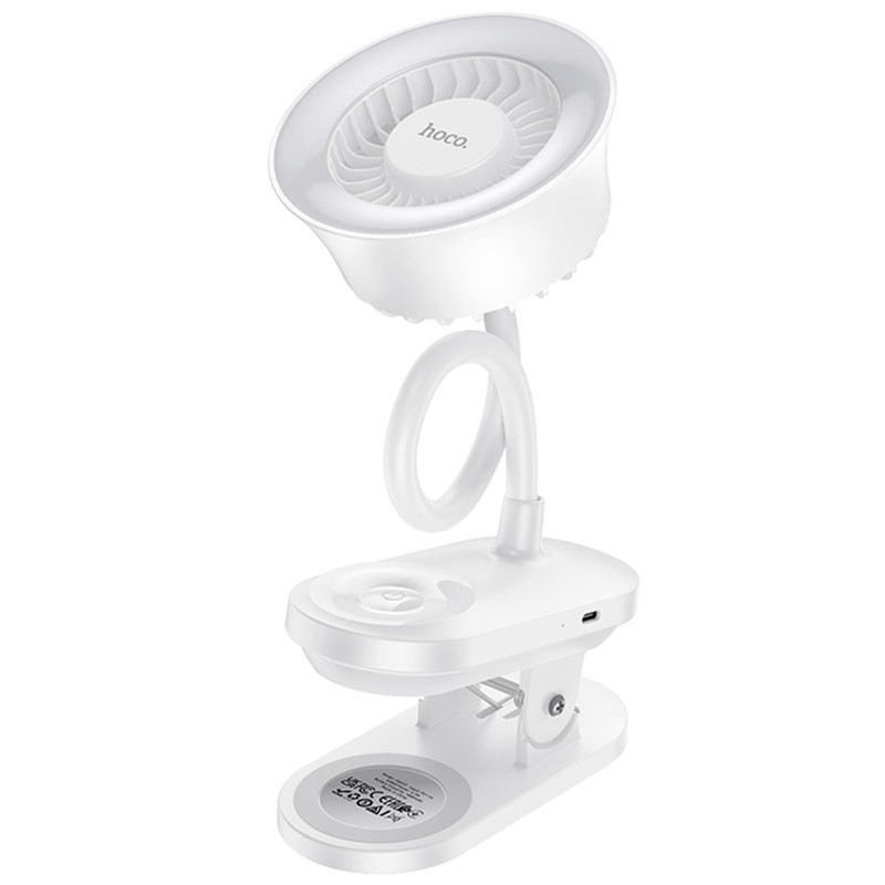 Портативный вентилятор Hoco HX610 handheld folding fan 1800 mAh Херсон - зображення 6