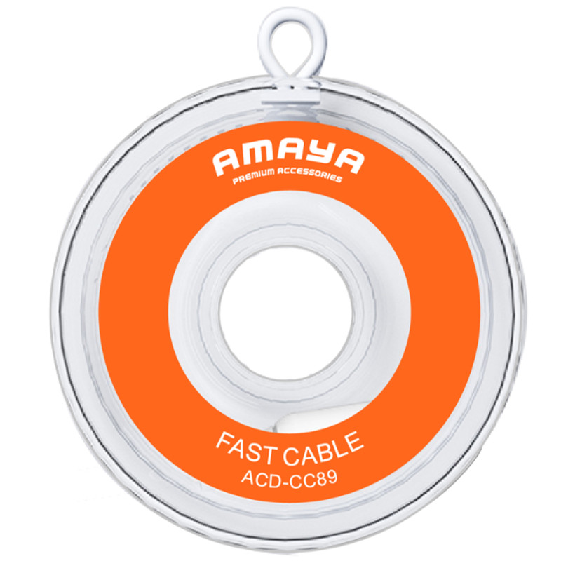 Дата кабель Amaya 89CC Type-C to Type-C 60W (1m) Херсон - изображение 2