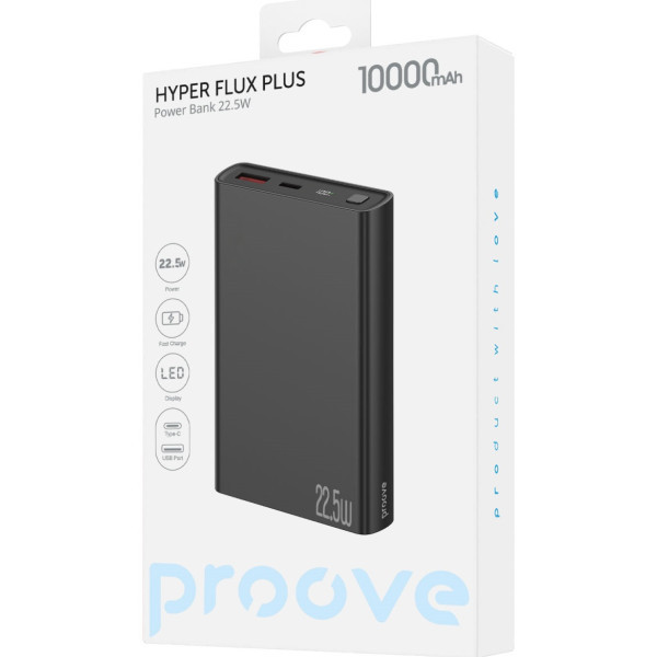 Power Bank Proove Hyper Flux Plus 22.5W 10000mAh Black (PBF122120001) (Код товару:40966) Харків - зображення 2
