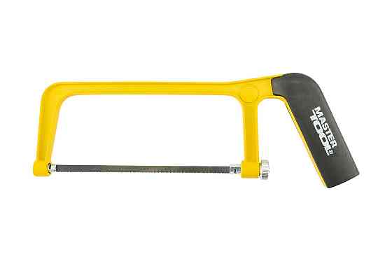 Ножовка по металлу MASTERTOOL 150 мм алюминиевая рукоятка с покрытием TPR flex полотно 12.5 мм 24TPI Харків