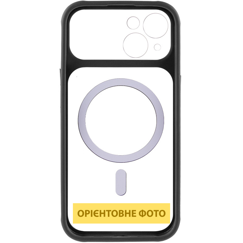 Чехол TPU+PC GETMAN Moon Clear with MagSafe для Apple iPhone 15 (6.1") Херсон - изображение 6