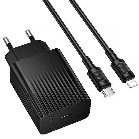 Уценка СЗУ Borofone BAS75A Source PD30W (1USB-C) + кабель Type-C to Lightning Херсон