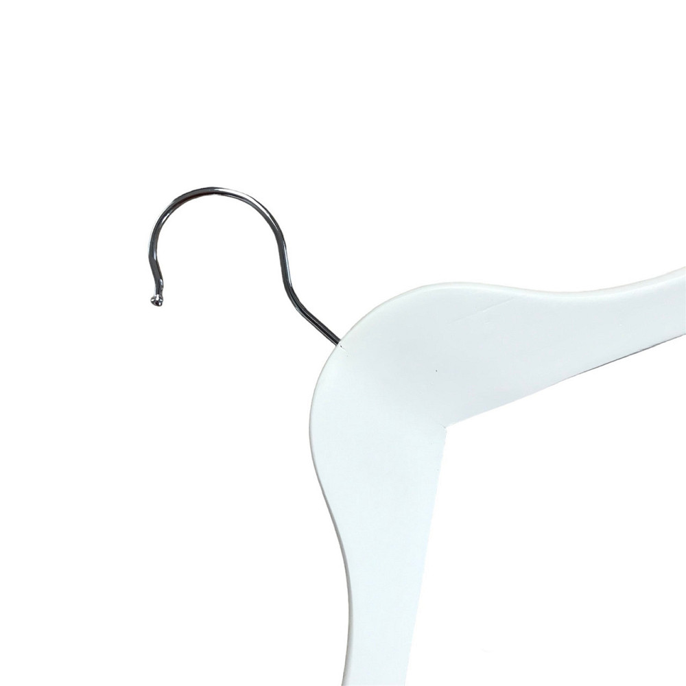 Вешалка EVERYDAY, ТМ МД, одежная, белая, 44,5 х 23 х 1,2 см 05163W Київ - зображення 2