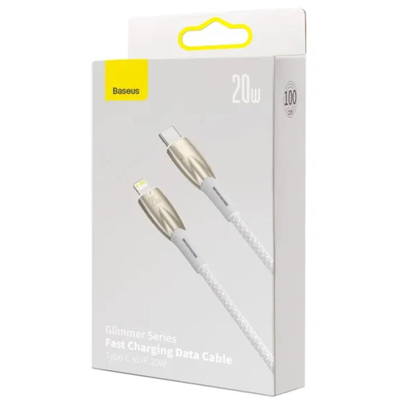 Дата кабель Baseus Glimmer Series Fast Charging Data Cable Type-C to Lightning 20W 1m (CADH000001) Херсон - изображение 5