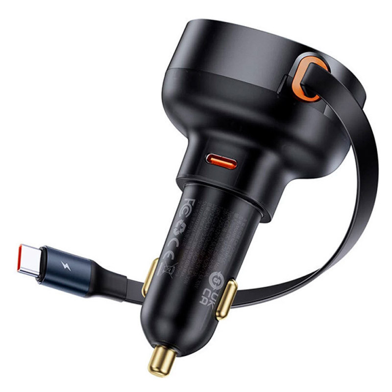 АЗУ Baseus Enjoyment Pro 60W (1USB-C) + выдвижной кабель Type-C (C00057802111-01) Херсон - зображення 3