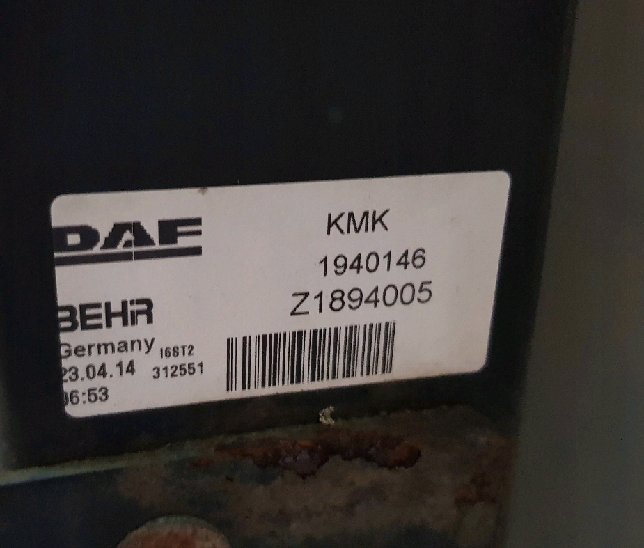 1940146 Радиатор воды DAF XF 106 Euro 6 Львов - изображение 4