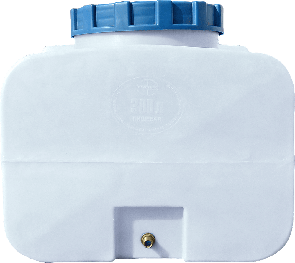 Емкость 300 л квадратная ГК ПБ белая Київ - зображення 5