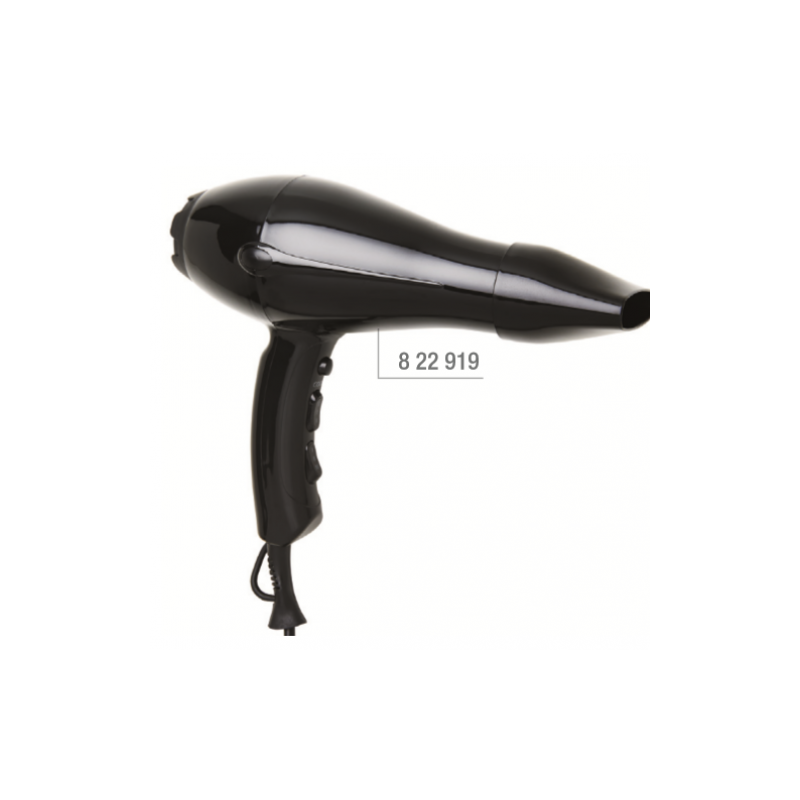 ФЕН С ИОНИЗАЦИЕЙ JVD® IBIZA, 1875 ВТ (ЧЕРНЫЙ) Київ - зображення 1