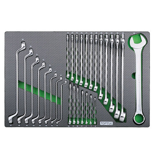 Набор ключей комбинированных и накидных 6-32мм 28ед.(в ложементе) TOPTUL GED2820 Харків - зображення 1
