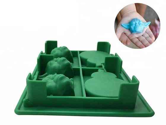 Силиконовая 3 форма для льда Йода (код 00203) Киев