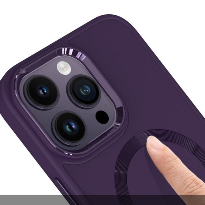 TPU чехол Bonbon Metal Style with MagSafe для Apple iPhone 16 Pro (6.3") Херсон - зображення 11