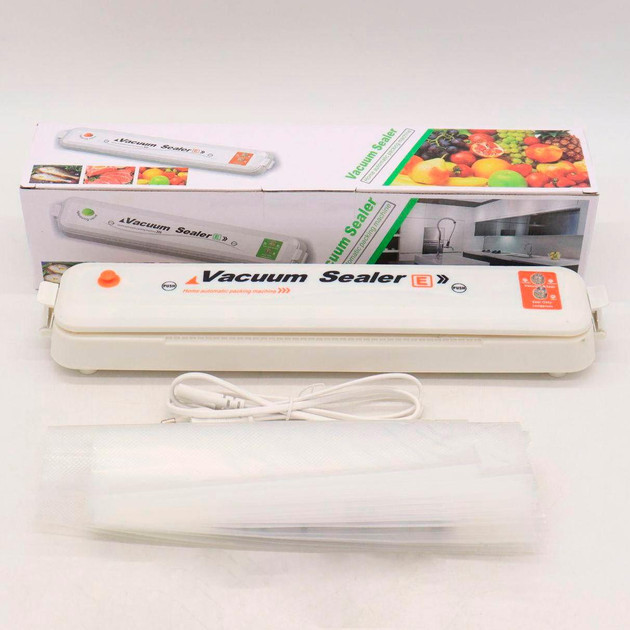 Вакууматор с пакетами Vacuum Sealer E ZWPA-001-orange 90 Вт оранжевый Київ - зображення 5