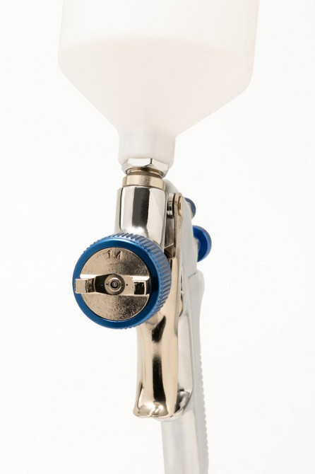 Краскопульт пневматический MASTERTOOL HP PROFI ВПЛБ 600 мл Ø 1,4 мм круглый/плоский факел 120-170 л/ Харків - зображення 2