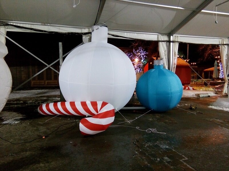 Надувной Новогодний декор Надувной шар Киев - изображение 12