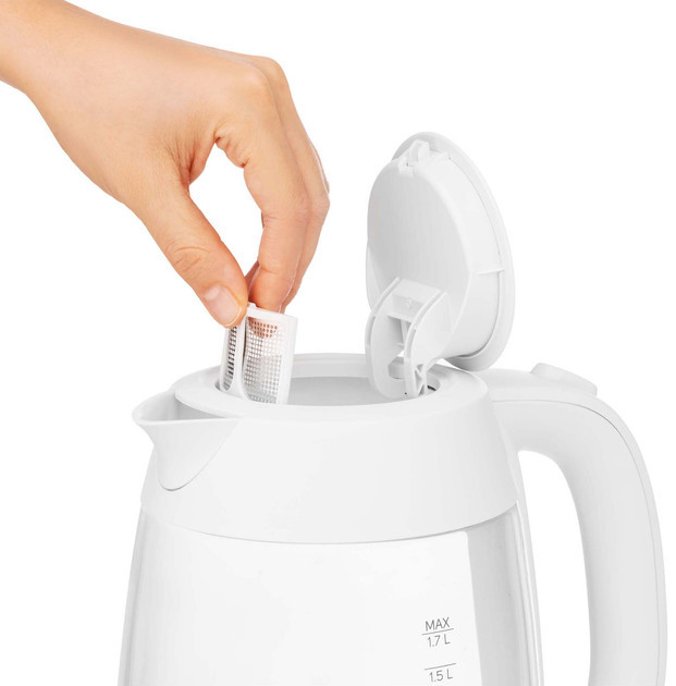 Электрочайник Sencor SWK 7300WH 1.7 л белый Київ - зображення 7