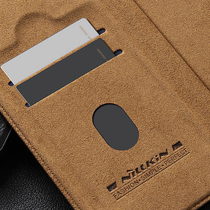 Кожаный чехол-книжка Nillkin Qin Prop для Apple iPhone 16 Pro (6.3") Херсон - изображение 6