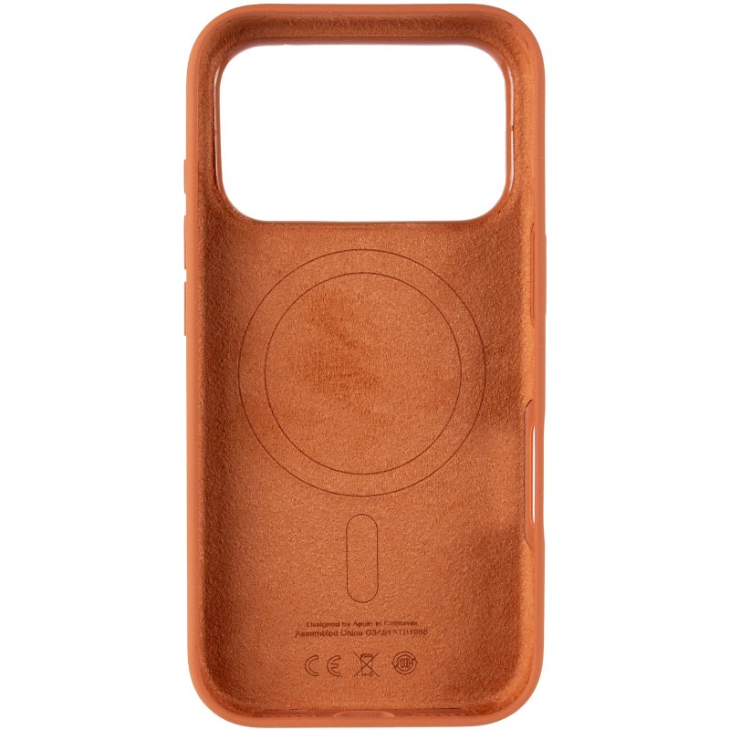 Чехол Silicone case (AAA) with Magsafe and Animation для Apple iPhone 17 Pro (6.3") Херсон - зображення 4