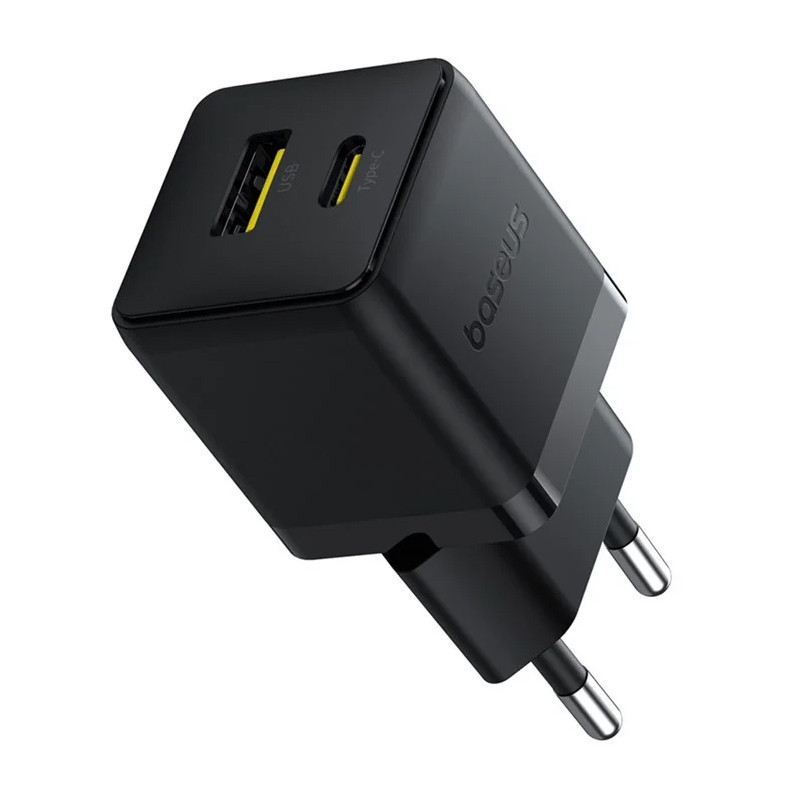 СЗУ Baseus Palm Fast Charger 30W (1USB-A/1C) + кабель Type-C to Type-C (P1011160A) Херсон - зображення 5