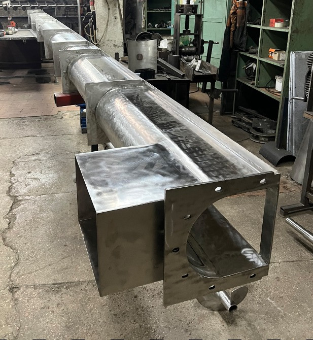 Ремонт винтовых конвейеров (шнеков) из нержавеющей стали Полтава - зображення 1