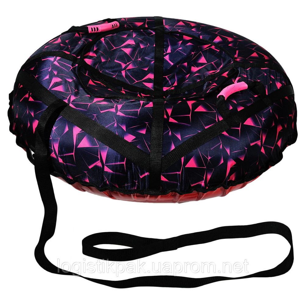 Тюбинг-санки "Розовый лед" 100 см Оксфорд Харьков - изображение 11