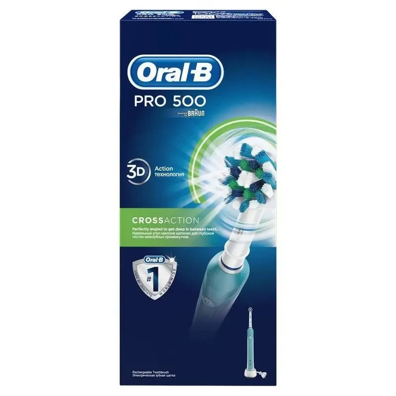 Электрическая зубная щетка Oral-B Сross AСtion PRO-500 Киев - изображение 6