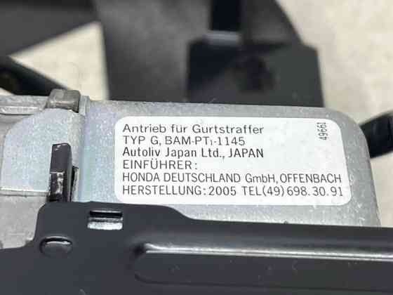 Ремень безопасности передний правый Honda Accord 2002-2008 81450SEAE02ZA (Арт. 76089) Киев