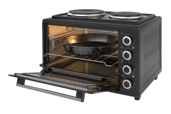 Электропечь ECG ETH 3501B 1400 Вт черная Київ - зображення 3