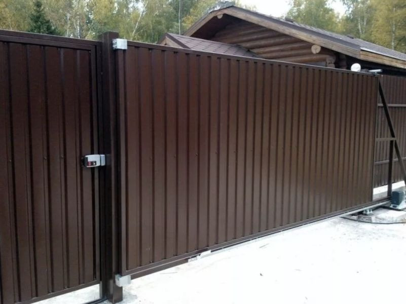 Ворота. В'їзна брама. Ворота. Ворота відкатні. Автоматичні ворота. Кривий Ріг - зображення 6