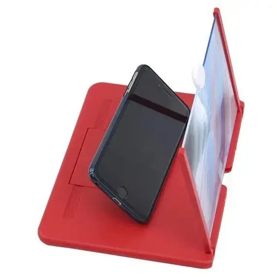 Увеличитель экрана для телефона красный MOBILE PHONE VIDEO AMPLIFIER 3D увеличитель для смартфонов Одеса - зображення 1