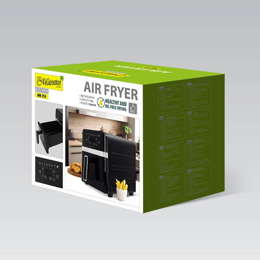 Аэрофритюрница Maestro MR-759 1900 Вт черная Київ - зображення 5