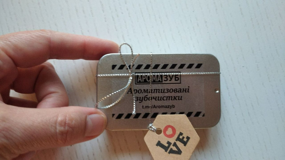 Зубочистки одноразові дерев'яні в баночці, зубочистки ментолові Київ - зображення 3