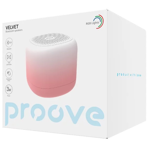 Колонка Proove Velvet 3W Pink (PDVE050010017) (Код товару:41625) Харьков - изображение 3