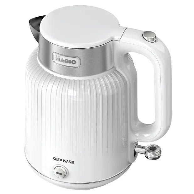 Электрочайник-термос Magio МG-508 1.7 л белый Київ - зображення 3