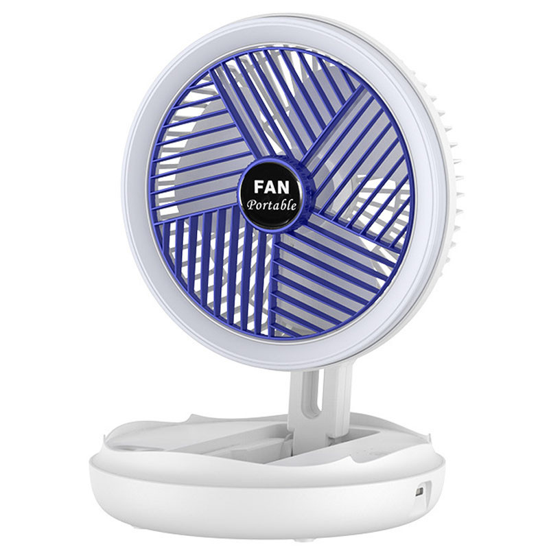 Настольный складной вентилятор Folding Fan 2in1 with Night Light Херсон - изображение 2