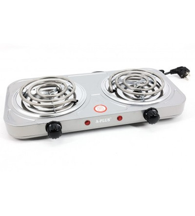 Электроплита A-Plus AP-2103-GRAY 2000 Вт серая Київ - зображення 1