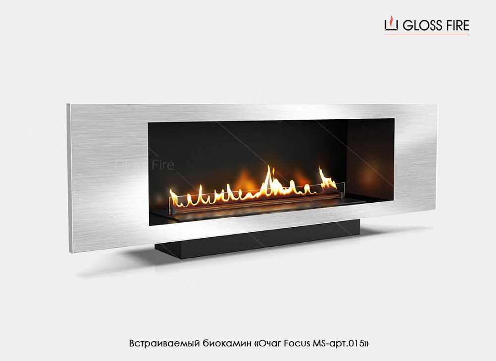 Вбудований біокамін «Очаг MS-арт.015» Gloss Fire Харьков - изображение 2