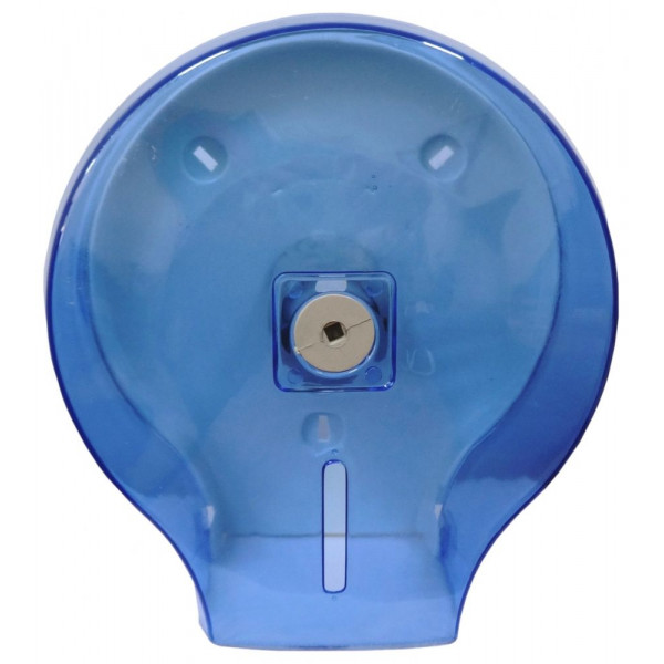 Диспенсер для туалетной бумаги джамбо голубой прозрачный пластик JTA 108 Київ - зображення 1