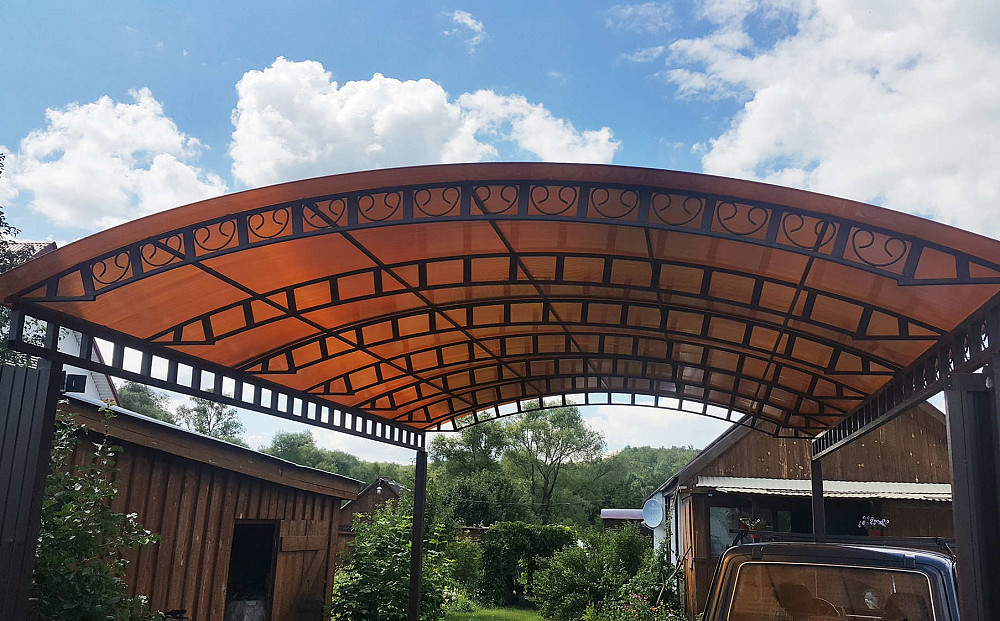 Ворота из профнастила. Откатные ворота. Навес, козырек. ЖБИ изделия Кривой Рог - изображение 3