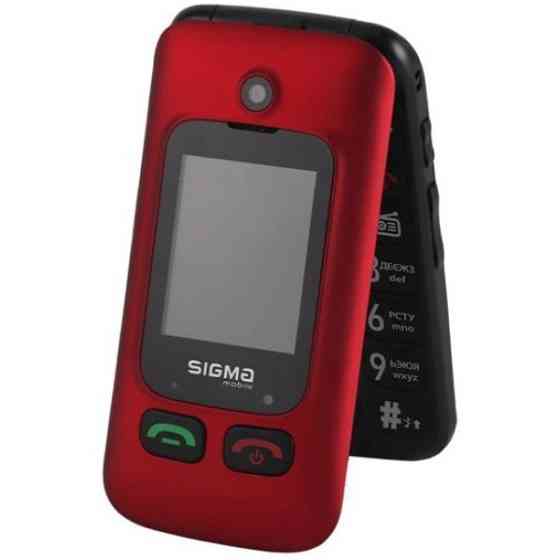 Телефон Sigma Comfort 50 Shell Type-C Dual Sim Red/Black (Код товару:33925) Харьков