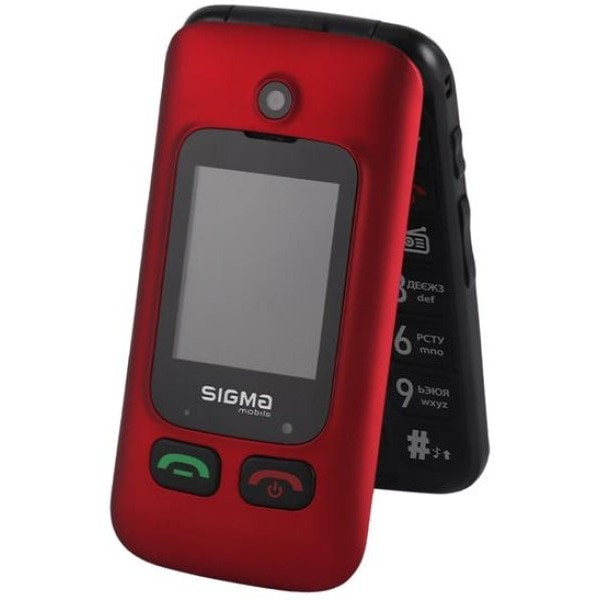 Телефон Sigma Comfort 50 Shell Type-C Dual Sim Red/Black (Код товару:33925) Харьков - изображение 3