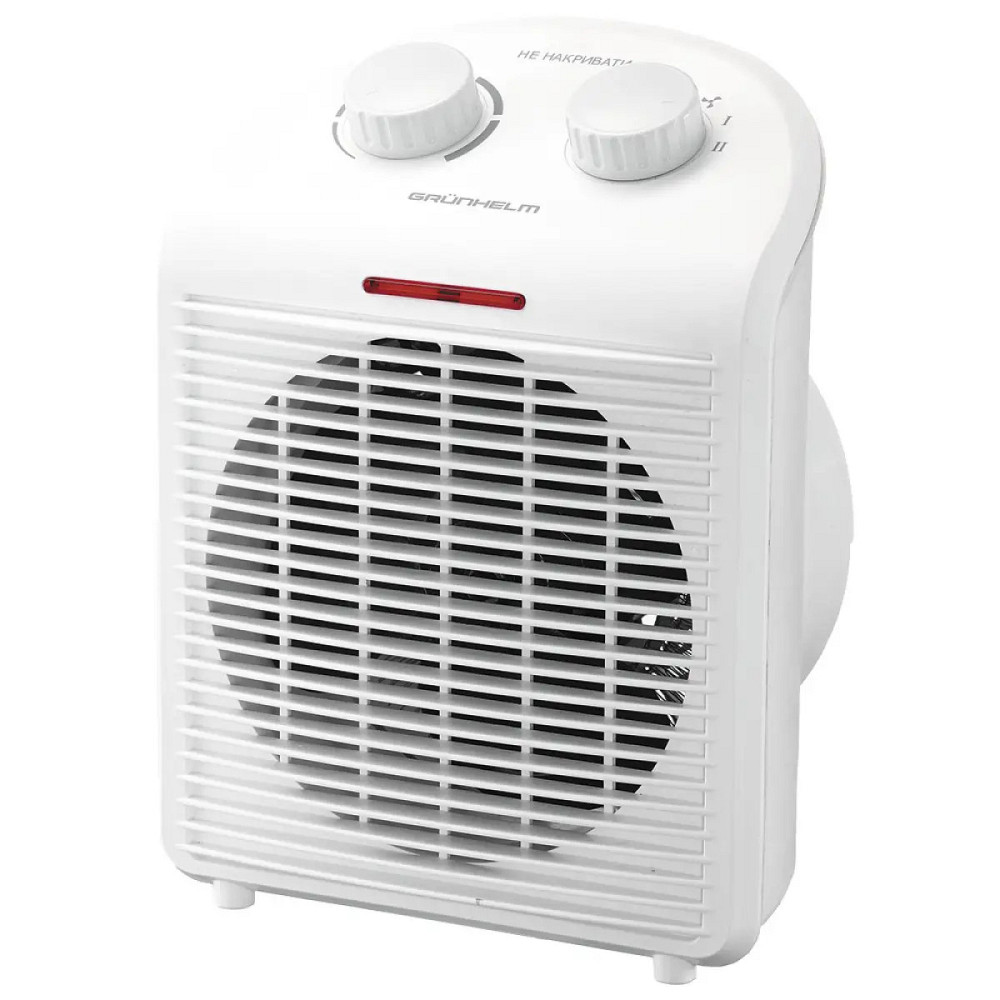 Тепловентилятор Grunhelm FH-37 2000 Вт белый Киев - изображение 2