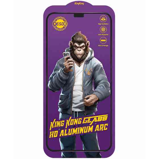 Защитное стекло 5D Anti-static Purple (тех.пак) для Apple iPhone 11 / XR (6.1") Херсон