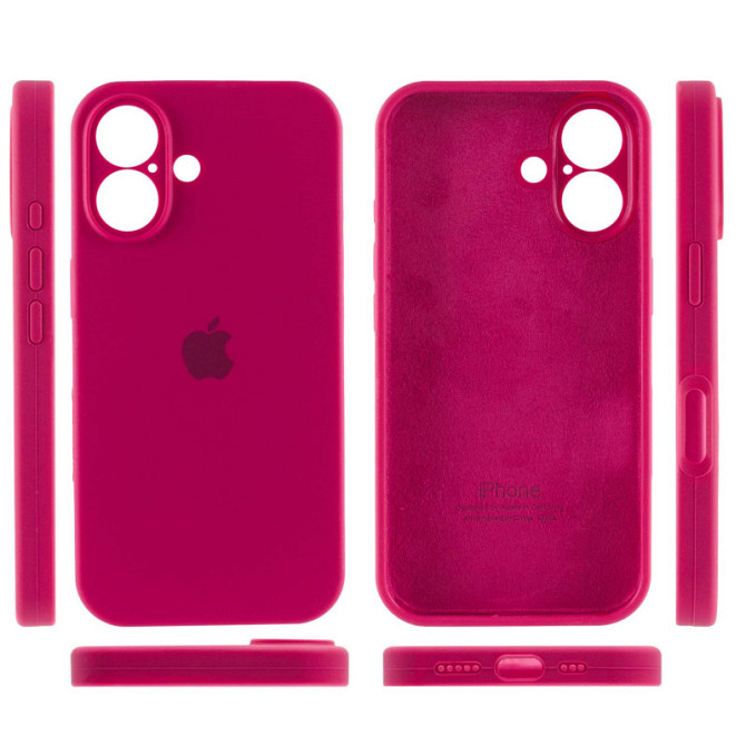 Чехол Silicone Case Full Camera Protective (AA) для Apple iPhone 16 Plus (6.7") Херсон - зображення 4