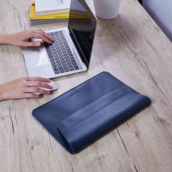 Чехол для ноутбука классический Incarne Line MacBook Pro 13" 2016-2025 line-blue-pro-13 синий Киев