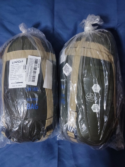 Спальний мішок - Ковдра Lixada LW180 2шт / Килимок надувний Widesea 2шт Київ - зображення 8