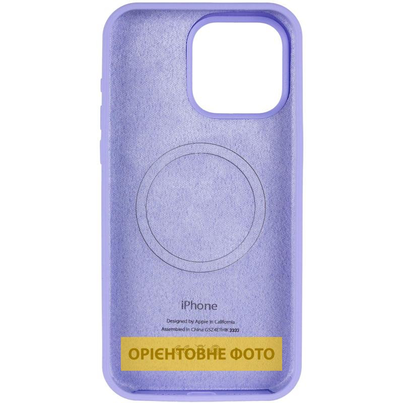 Чехол Silicone Case (AA) Logo with MagSafe для Apple iPhone 17 (6.3") Херсон - зображення 3